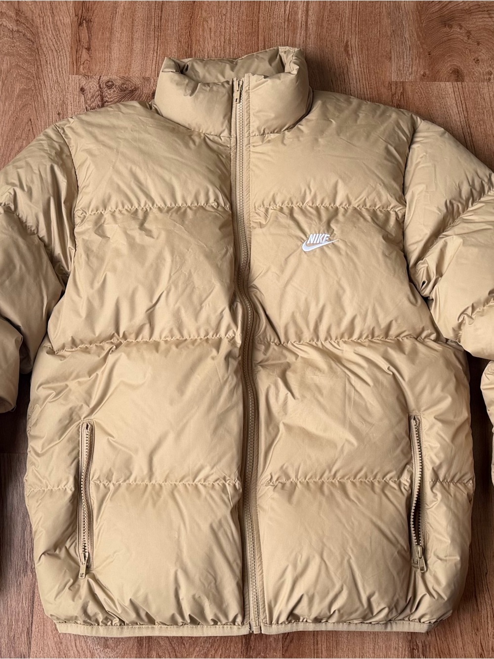 Nike Men’s Beige Puffer Jacket
